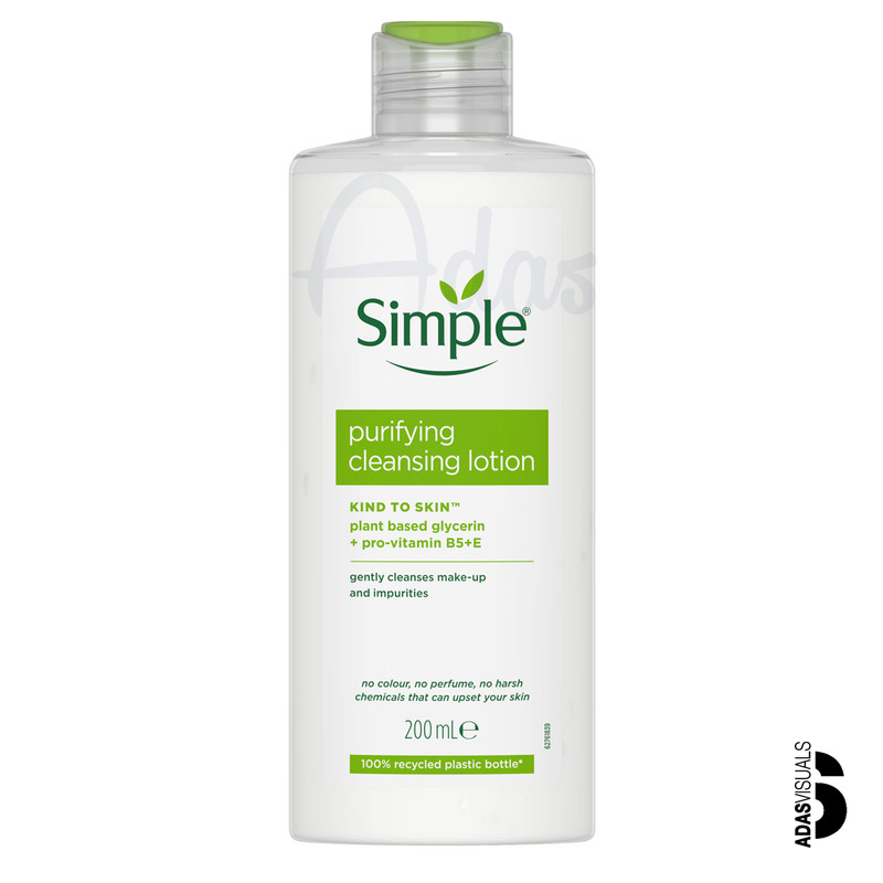 شیرپاک کن تصفیه کننده پوست صورت سیمپل