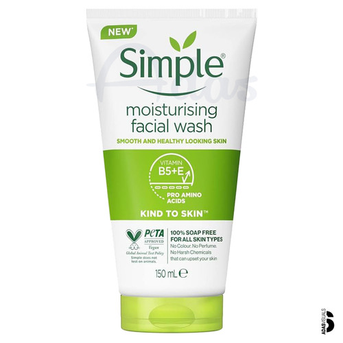 شوینده صورت مرطوب کننده سیمپل