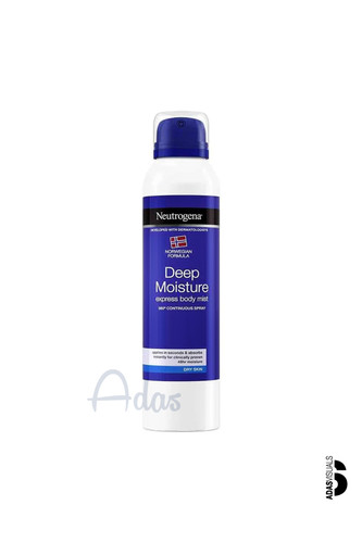 اسپری مرطوبکننده و نرمکننده سریع نوتروژینا | مناسب پوستهای خشک